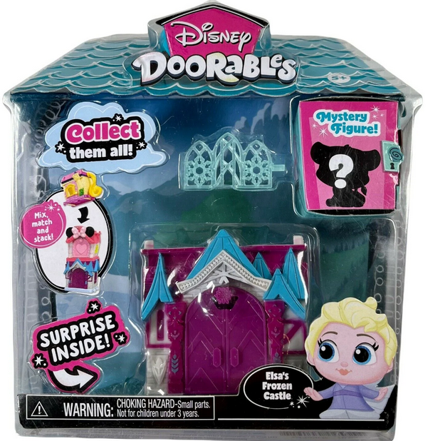 Disney Doorables Mini Playset Elsa's Frozen Castle Mini Playset w Mystery Figure