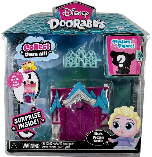 Disney Doorables Mini Playset Elsa's Frozen Castle Mini Playset w Mystery Figure