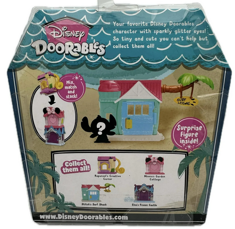 Disney Doorables Mini Playset Stitch’s Surf Shack, Ages 5 +