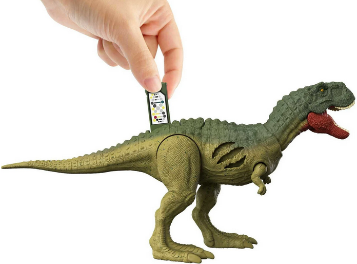 Jurassic World Dominion Extreme Damage Quilmesau Dinosaur Action Figure Toy, Battle Play