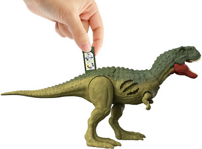 Jurassic World Dominion Extreme Damage Quilmesau Dinosaur Action Figure Toy, Battle Play