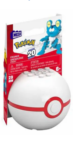 MEGA Pokemon Froakie With Premier Ball Building Set