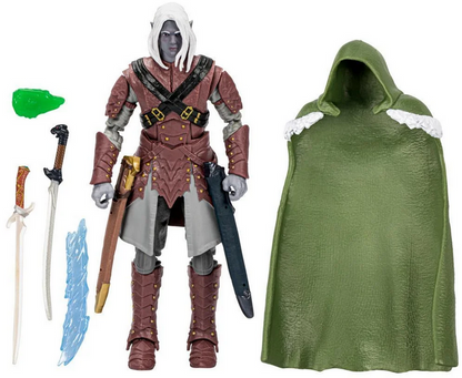 Dungeons & Dragons Collectible Drizzt Action Figures, Plastic Multicolor, 1.9x 10.5x 5.9 Inches, 0.483 lb