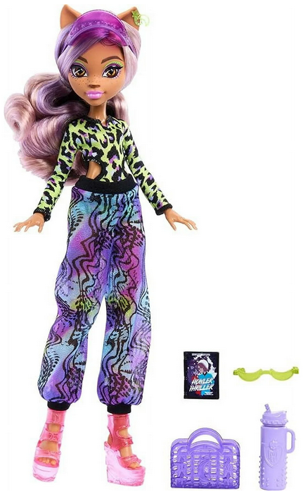 Monster High Scare-adise Island Clawdeen Wolf Fashion Doll with Swimsuit & Accessories