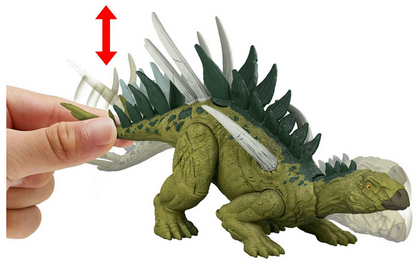 Jurassic World Strike Attack Huayangosaurus Dinosaur Toy, Single Strike Action, Authentic & Posable