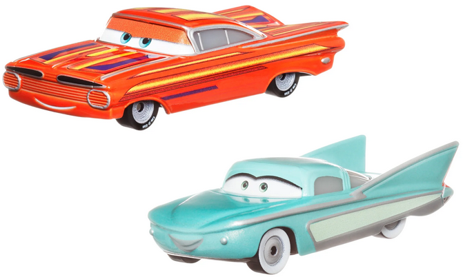 Disney Pixar Cars Ramone and Flo 2-Pack Collection, 1:55 Scale Die-Cast Vehicles