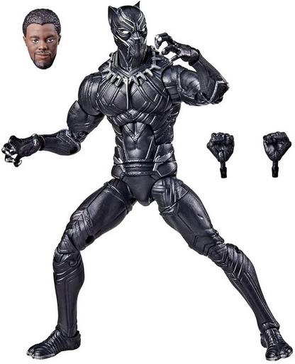 Marvel: Legends Series Black Panther Collectible Kids Toy Action Figure for Boys and Girls Ages 4 and Up (6")