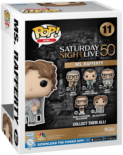 Funko Pop! SNL: Saturday Night Live 50th Anniversary - Ms. Rafferty with Protector