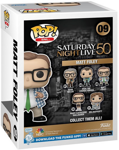 Funko Pop! SNL: Saturday Night Live 50th Anniversary - Matt Foley with Protector