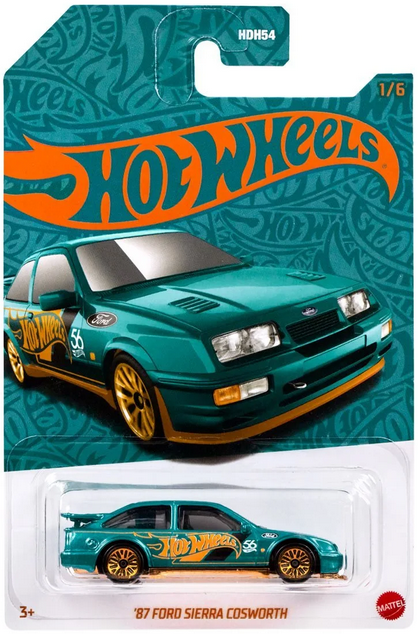 Hot Wheels '87 Ford Sierra Cosworth Turquoise & Copper