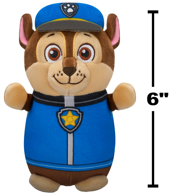 Squishmallows Original Paw Patrol 6 inch Chase HugMees - Child's Ultra Soft Stuffed Plush Toy
