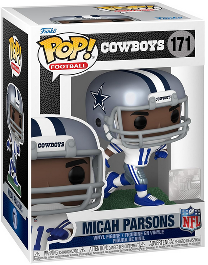 Micah Parsons (Dallas Cowboys) Funko Pop! NFL Series 9 with Protector
