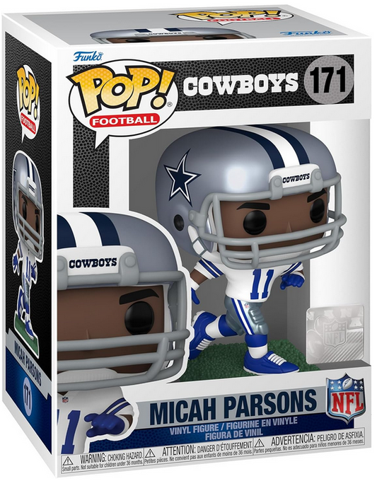 Micah Parsons (Dallas Cowboys) Funko Pop! NFL Series 9 with Protector