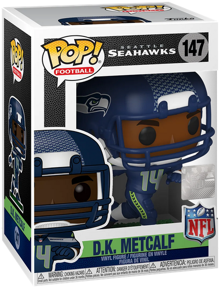 Funko POP! NFL: Seattle Seahawks - D.K. Metcalf with Protector