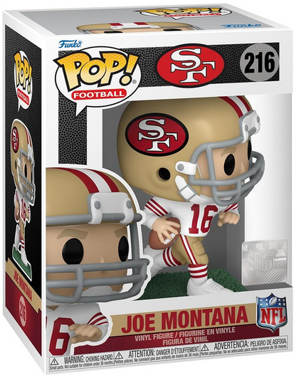 Funko Pop! NFL: Legends Joe Montana (Away) with Protector