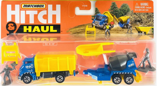 Matchbox Hitch N’ Haul Gray Cement Mixer