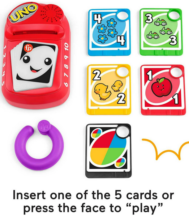 Fisher-Price Laugh & Learn Counting and Colors UNO Electronic Learning Toy for Infants