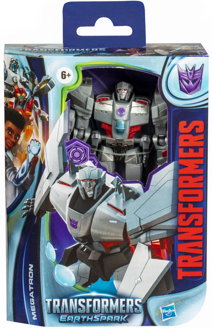 Transformers Toys EarthSpark Deluxe Class Megatron 5" Action Figure for Kids 6+