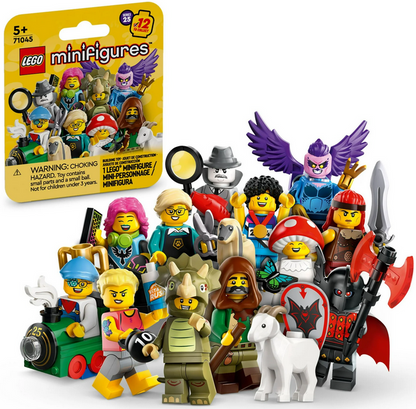 LEGO Minifigures 71045 Series 25 Collectible Figures, Surprise Adventure Toy Building Set for Independent Play, Gift Idea for Boys, Mystery Figures, Girls and Kids Aged 5 Years Old and Up