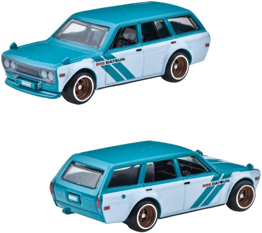 Hot Wheels Toy Cars, Premium Fast and Furious Premium Bundle, Set of 5 Die-Cast 1:64 Scale Toy Cars in Collectible Box from The Fast Franchise (BRE Datsun Ride on Toy Mini Cars 4 Cars)