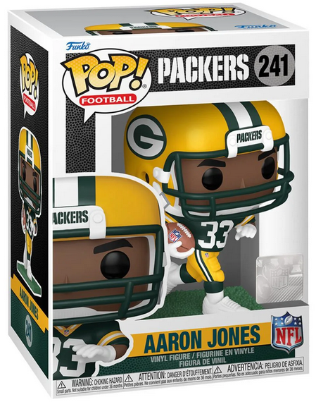 FUNKO POP! NFL: Packers - Aaron Jones with Protector