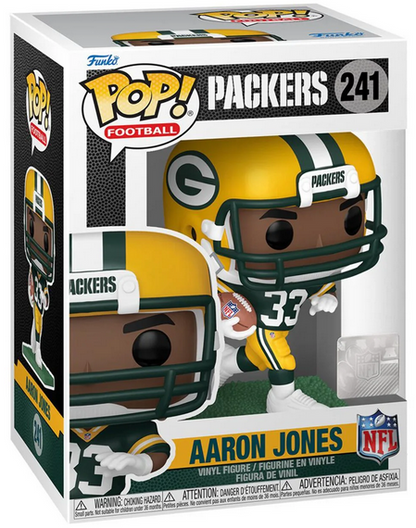 FUNKO POP! NFL: Packers - Aaron Jones with Protector