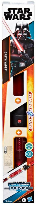 TAR WARS Lightsaber Forge Kyber Core Darth Vader, Officially Licensed Red Customizable Electronic Lightsaber, Toys for 4 Year Old Boys and Girls Visit the STAR WARS Store
