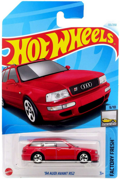Hot Wheels Factory Fresh '94 Audi Avant RS2 Red 133/250 Factory Fresh 9/10