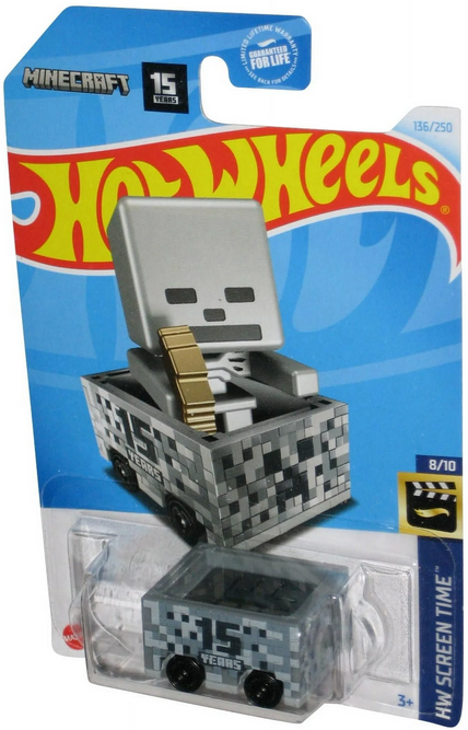 Hot Wheels Minecart Gray 136/250 HW Screen Time 8/10