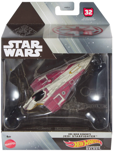 Hot Wheels Star Wars Obi-Wan Kenobi's Jedi Starfighter Starship Select