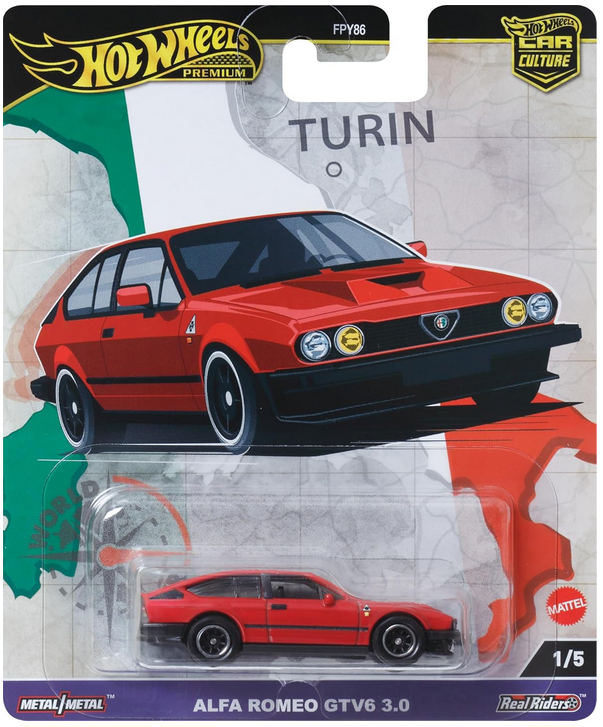 Hot Wheels Premium Alfa Romeo GTV 3.0 Car Culture 1/5