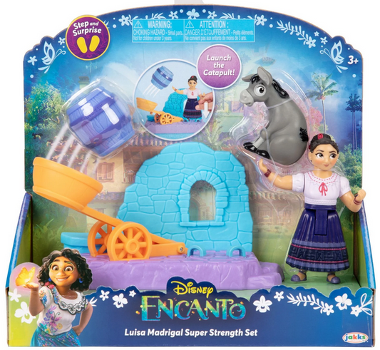 Disney's Luisa  Encanto 3 inch Small Doll Magical Gift of Super Strength Playset
