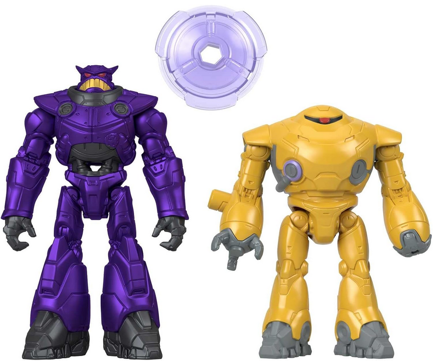 Disney and Pixar Lightyear, Imaginext Zurg & Zyclops Poseable Figure Set, 3-Piece Preschool Toys