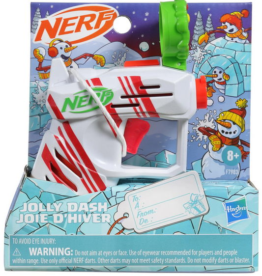 Nerf Elite 2.0 Jolly Dash Dart Blaster and 2 Nerf Elite Darts, Pull Down Priming