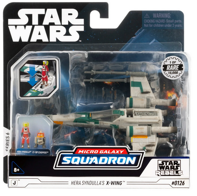 Star Wars REBELS Micro Galaxy Squadron HERA SYNDULLA'S X-Wing CHASE 1 of 15,000