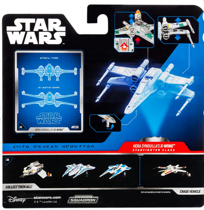 Star Wars REBELS Micro Galaxy Squadron HERA SYNDULLA'S X-Wing CHASE 1 of 15,000