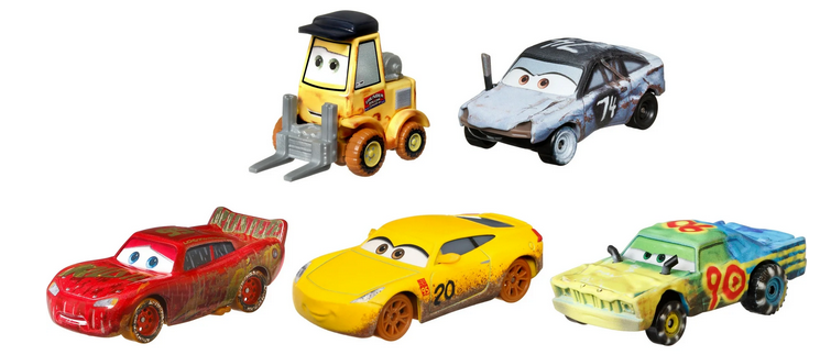 Disney Pixar Cars 3 Vehicle 5-Pack of Toy Cars, Thunder Hollow Race