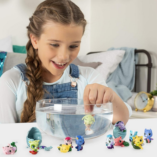Hatchimals CollEGGtibles, Mermal Magic 2 Pack + Nest with Season 5 (Styles May Vary)