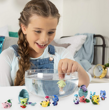 Hatchimals CollEGGtibles, Mermal Magic 2 Pack + Nest with Season 5 (Styles May Vary)