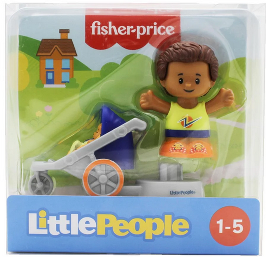 Little People Boy and Stroller