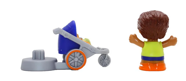 Little People Boy and Stroller