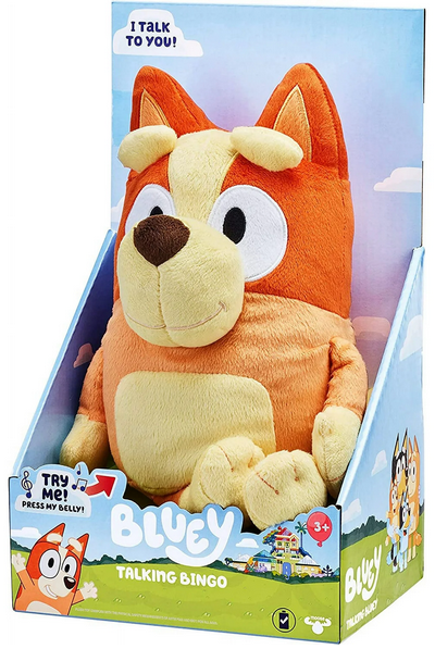 Bluey, Talking Bingo 12 inch Plush, Toddler Toy