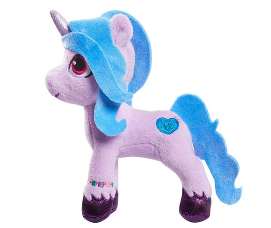 My Little Pony 7-Inch Izzy Moonbow Small Plush, Stuffed Animal, Horse, Kids Toys for Ages 3 up