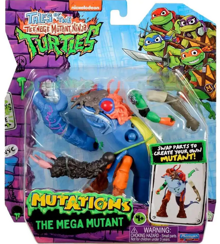 Mega Mutant Teenage Mutant Ninja Turtles Mix 'N Match The Mega Mutant Action Figur ...