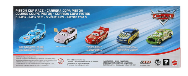 Disney Pixar Cars Piston Cup Race 5-Pack Toy Racers – Toy Wrangler