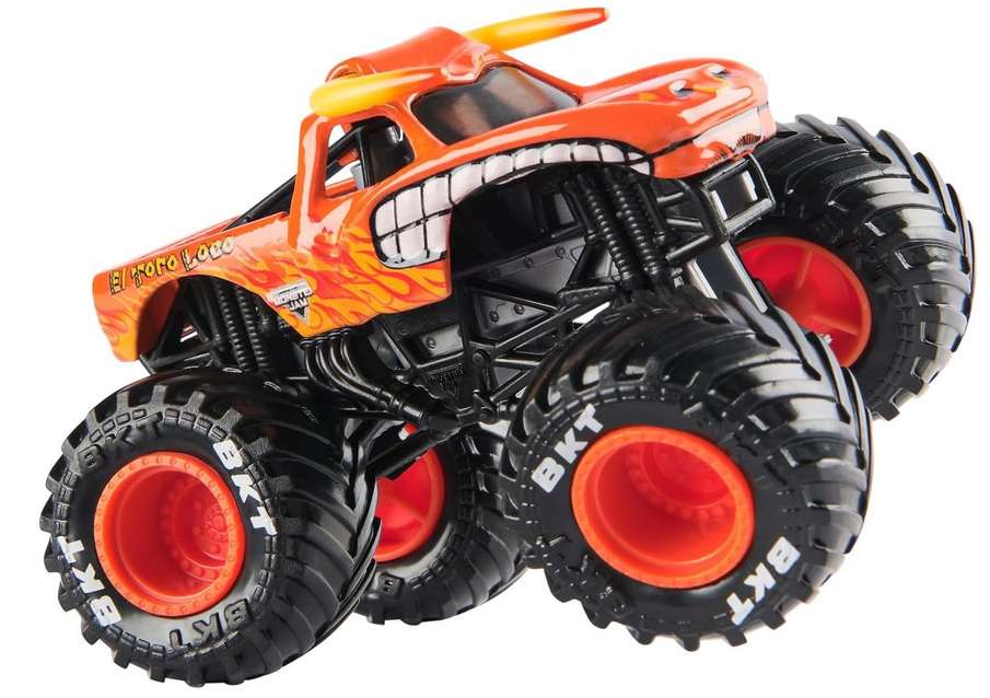 Monster Jam El Toro Loco 2025 Official 1:64 Diecast Truck Series 40 Crazy Creatures El Toro Loco
