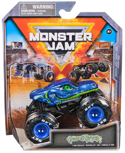 Monster Jam Velociraptor 2025 Official 1:64 Diecast Truck Series 40 Arena Favorites Velociraptor