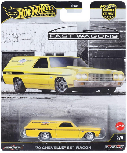Hot Wheels Premium '70 Chevelle SS Wagon Fast Wagons Car Culture