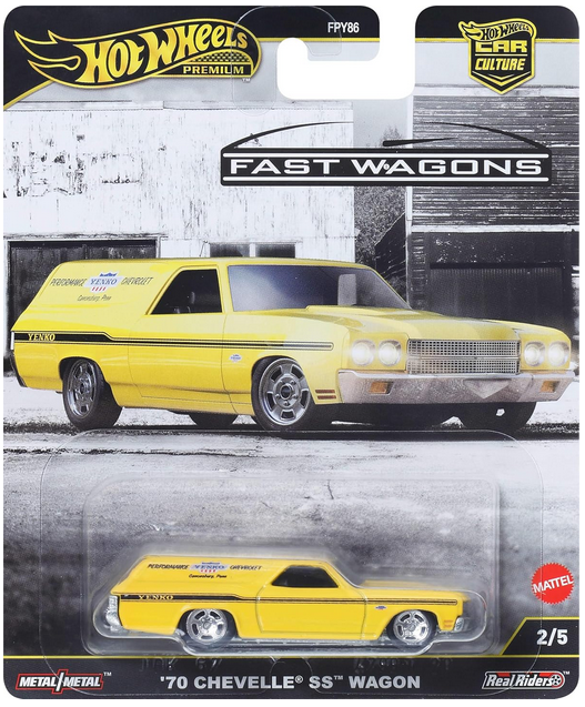 Hot Wheels Premium '70 Chevelle SS Wagon Fast Wagons Car Culture
