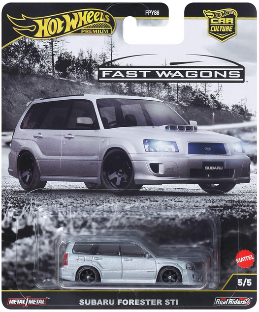 Hot Wheels Premium Subaru Forester STI Fast Wagon Car Culture
